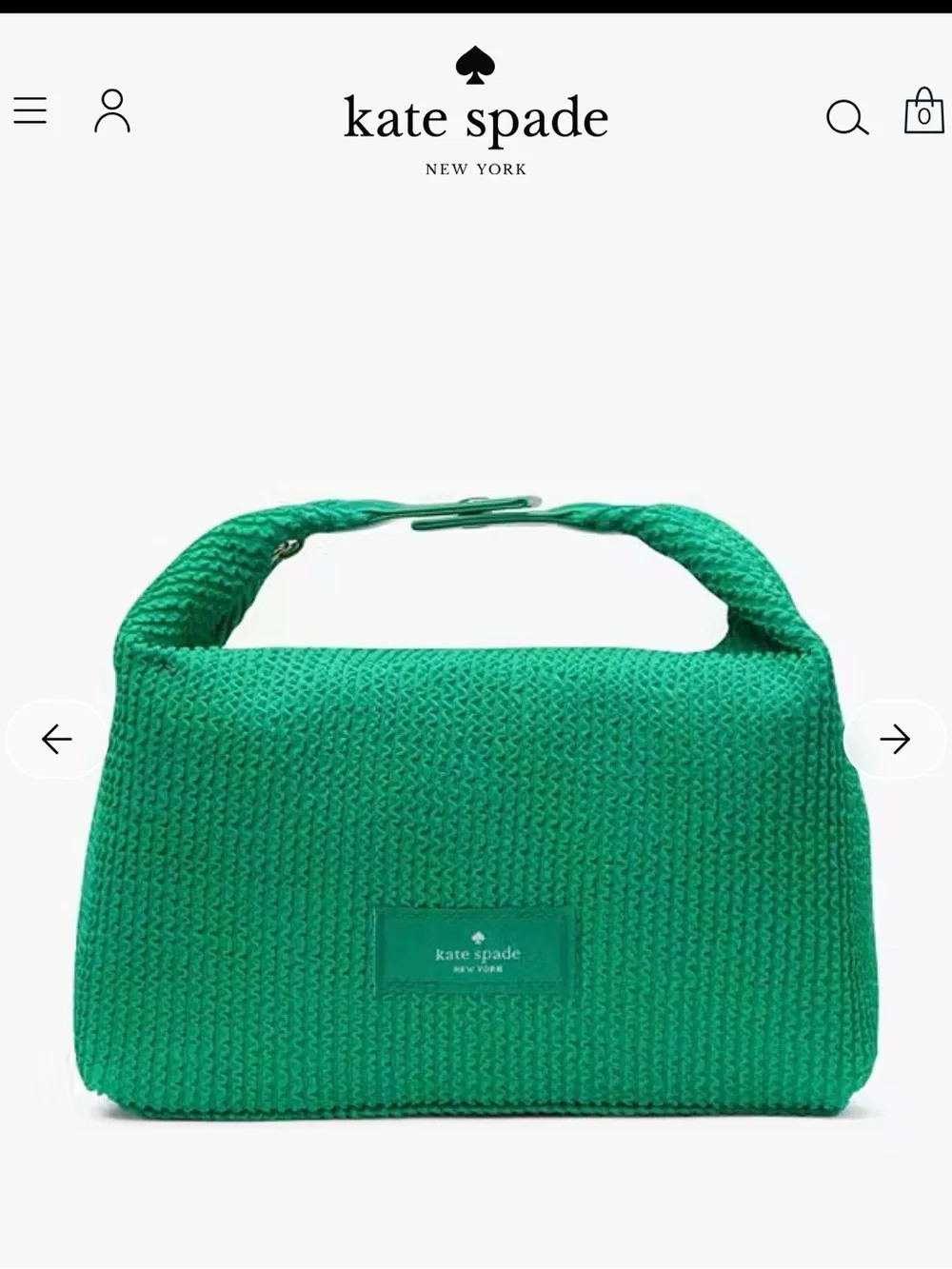 Kate Spade New York Women’s Green Cosmetic Pouch
